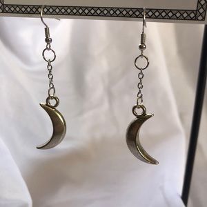 Dangling Moon Earrings